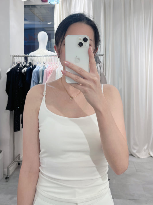 可調帶珍珠棉質Bra Top (訂貨7-14天)